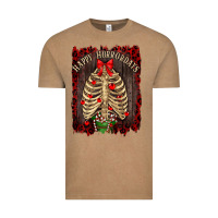 Vintage Coffee Happy Horrordays Vintage Tee - RanaPortraitStore