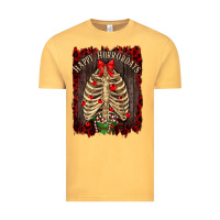 Vintage Mustard Happy Horrordays Vintage Tee - RanaPortraitStore