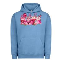 Pigment Pebble Blue cancer coffee cups Urban Hoodie - LillyAllenDesigns