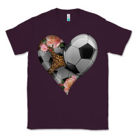Plum western soccer heart Classic Tee - HRA Design Shop
