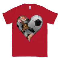 Red western soccer heart Classic Tee - HRA Design Shop