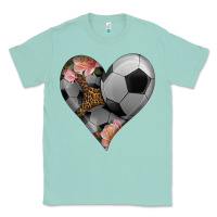 Seafoam western soccer heart Classic Tee - HRA Design Shop