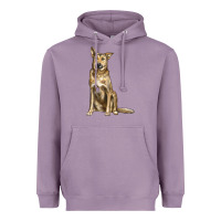 Lavender chinook dog Heavyweight Hoodie - LillyAllenDesigns