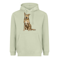 Matcha chinook dog Heavyweight Hoodie - LillyAllenDesigns