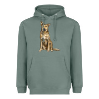 Sage chinook dog Heavyweight Hoodie - LillyAllenDesigns