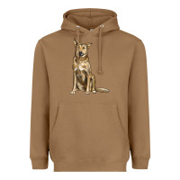 Toasted Coconut chinook dog Heavyweight Hoodie - LillyAllenDesigns
