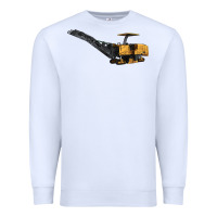 White Cold Planer Premium Sweatshirt - LillyAllenDesigns