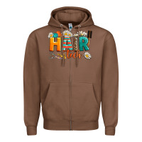 Chestnut hair tech Zipper Hoodie - AdoDesignShop