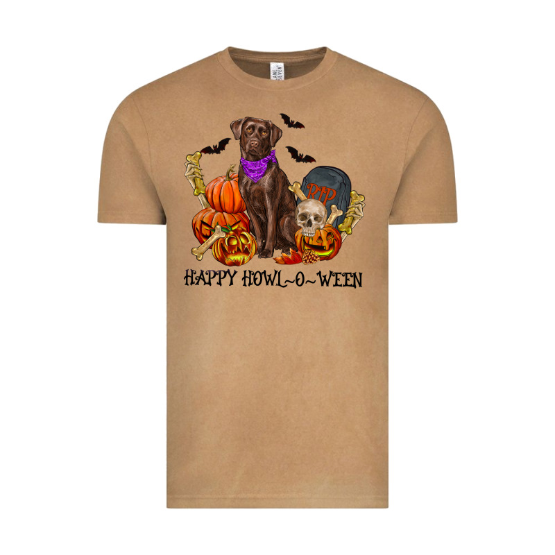 Happy Howl O Ween Vintage Tee by RanaPortraitStore | Teevron