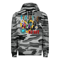 Slate Camo teaching is a work of heart Premium Hoodie - NancyCooperArtShop