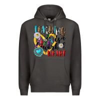 Smoke teaching is a work of heart Premium Hoodie - NancyCooperArtShop