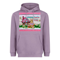 Lavender happy easter y'all  rabbit Heavyweight Hoodie - BarkalooDesign