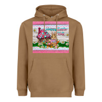 Toasted Coconut happy easter y'all  rabbit Heavyweight Hoodie - BarkalooDesign