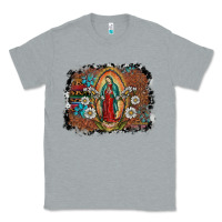 Heather Grey virgin mary Classic Tee - SublimationCraftShop