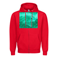 Red green glitter Zipper Hoodie - JahusDesignShop