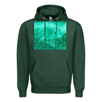 Sports Green green glitter Zipper Hoodie - JahusDesignShop