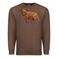 Chestnut highland cow Premium Sweatshirt - BarkalooDesign