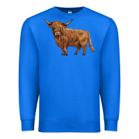 True Royal highland cow Premium Sweatshirt - BarkalooDesign