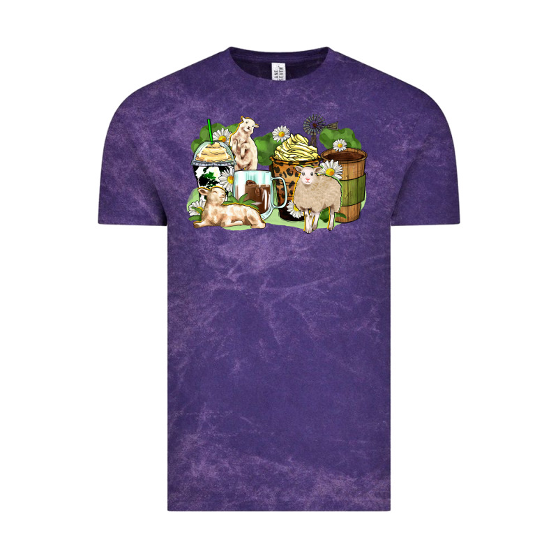 Sheep Coffee Cups Vintage Tee by Zillion Design Studio | Teevron