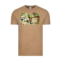 Vintage Coffee sheep coffee cups Vintage Tee - Zillion Design Studio