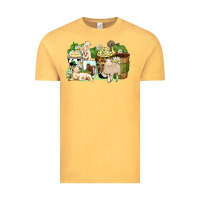 Vintage Mustard sheep coffee cups Vintage Tee - Zillion Design Studio