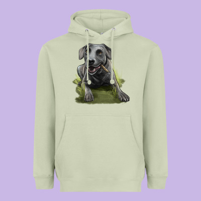 Texas Blue Lacy Dog Heavyweight Hoodie Designed By Lillyallendesigns