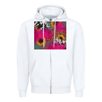 White pink glitter leopard cowhide Zipper Hoodie - JahusDesignShop