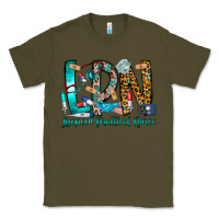 Army Green lpn Classic Tee - CowhideDigitalArt