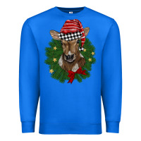True Royal christmas wreath baby calf Premium Sweatshirt - BarkalooDesign