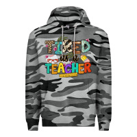 Slate Camo tired as a teacher Premium Hoodie - NancyCooperArtShop