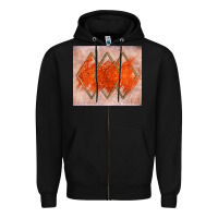Black orange glitter Zipper Hoodie - JahusDesignShop