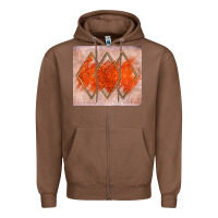 Chestnut orange glitter Zipper Hoodie - JahusDesignShop