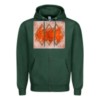 Sports Green orange glitter Zipper Hoodie - JahusDesignShop
