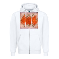 White orange glitter Zipper Hoodie - JahusDesignShop