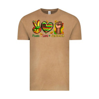 Vintage Camel peace love juneteenth Vintage Tee - texasbilliewilder