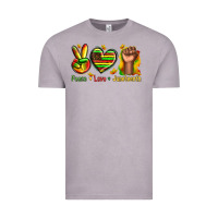 Vintage Zinc peace love juneteenth Vintage Tee - texasbilliewilder