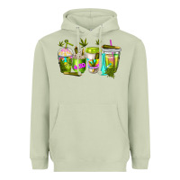 Matcha coffee cups Heavyweight Hoodie - NancyCooperArtShop