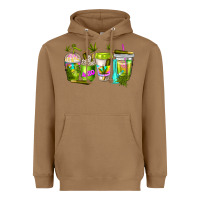 Toasted Coconut coffee cups Heavyweight Hoodie - NancyCooperArtShop