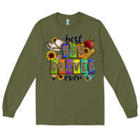 Army Green best bus driver ever Long Sleeve Tee - CowhideDigitalArt