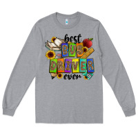 Heather Grey best bus driver ever Long Sleeve Tee - CowhideDigitalArt