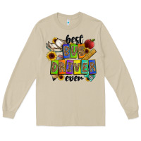 Mushroom best bus driver ever Long Sleeve Tee - CowhideDigitalArt