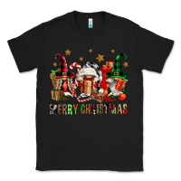Black merry christmas buffalo gnomies Classic Tee - FaDigitalArtStudio