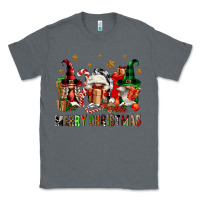 Charcoal Heather merry christmas buffalo gnomies Classic Tee - FaDigitalArtStudio