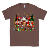 Chestnut merry christmas buffalo gnomies Classic Tee - FaDigitalArtStudio