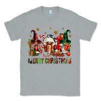 Heather Grey merry christmas buffalo gnomies Classic Tee - FaDigitalArtStudio