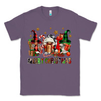 Lavender merry christmas buffalo gnomies Classic Tee - FaDigitalArtStudio
