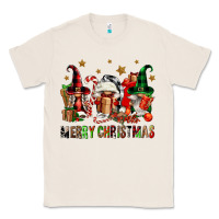 Natural merry christmas buffalo gnomies Classic Tee - FaDigitalArtStudio
