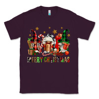 Plum merry christmas buffalo gnomies Classic Tee - FaDigitalArtStudio