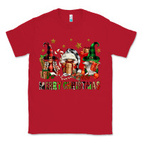 Red merry christmas buffalo gnomies Classic Tee - FaDigitalArtStudio