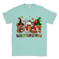 Seafoam merry christmas buffalo gnomies Classic Tee - FaDigitalArtStudio